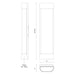 Kuzco EW75724 Moondew 24" Tall LED Outdoor Wall Sconce