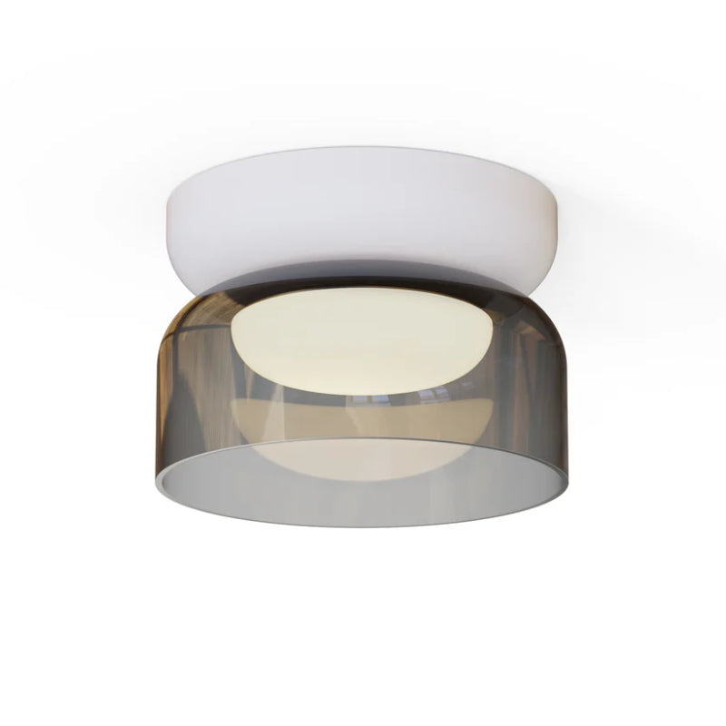 Pablo Designs Totem Mini 7" LED Flush Mount - Smoke 