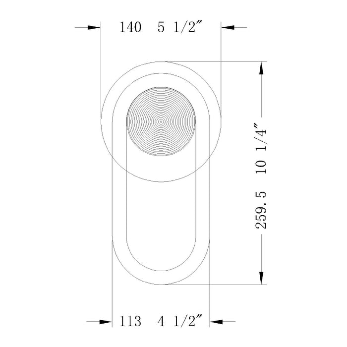Eurofase 49259 Swing 1-lt 10" Tall LED Outdoor Wall Sconce