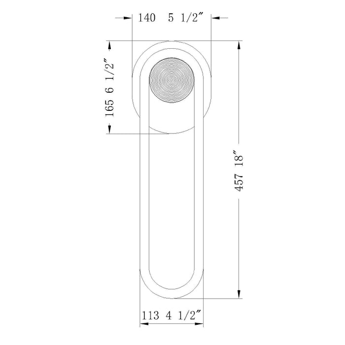 Eurofase 49260 Swing 1-lt 18" Tall LED Outdoor Wall Sconce