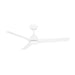 WAC F-001 Mocha 54" Smart Ceiling Fan - Matte White