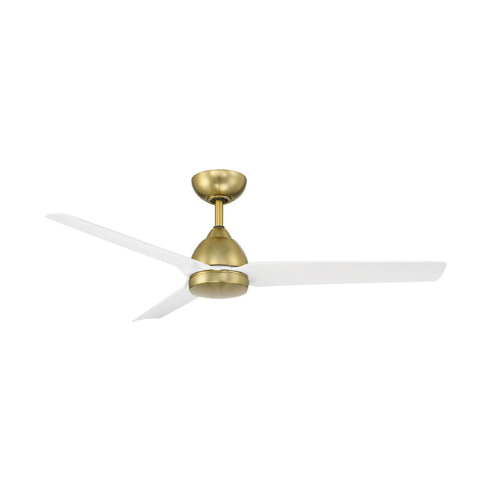 WAC F-001 Mocha 54" Smart Ceiling Fan - Soft Brass