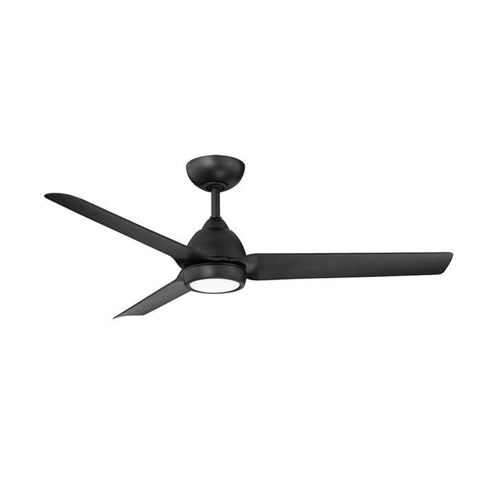 WAC F-001L Mocha 54" Smart Ceiling Fan with LED Light Kit - Matte Black