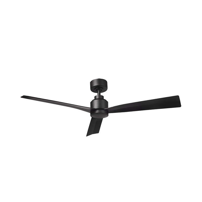 WAC F-003 Clean 52" Smart Ceiling Fan - Matte Black