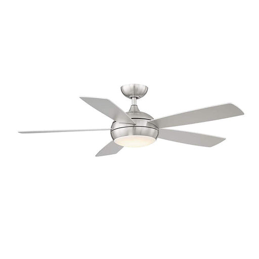 WAC F-005L Odyssey 52" Smart Ceiling Fan with LED Light Kit - Brushed Nickel