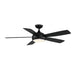 WAC F-005L Odyssey 52" Smart Ceiling Fan with LED Light Kit - Matte Black