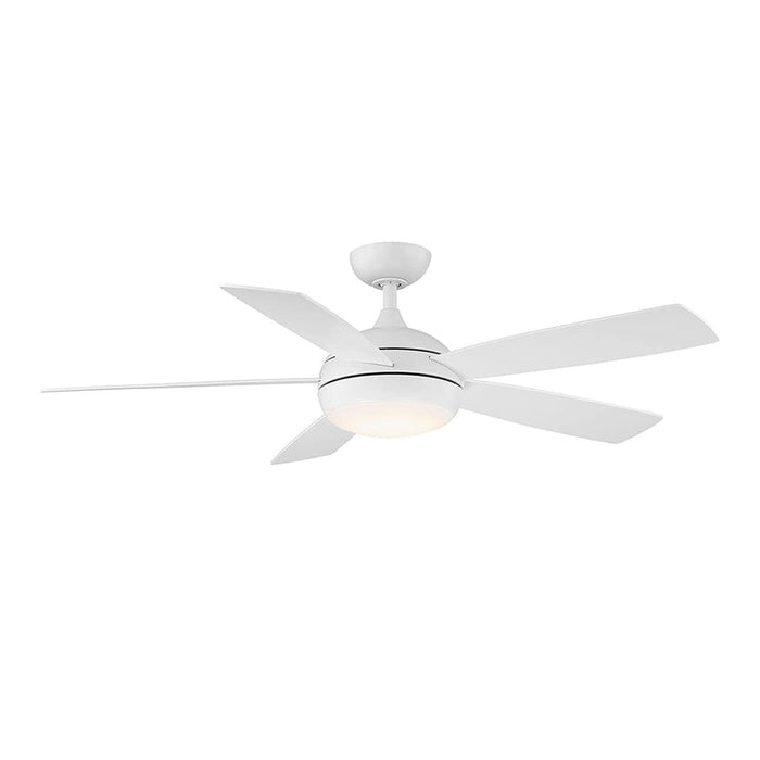 WAC F-005L Odyssey 52" Smart Ceiling Fan with LED Light Kit - Matte White