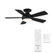 WAC F-034L Odyssey Flush 44" Smart Ceiling Fan with LED Light Kit