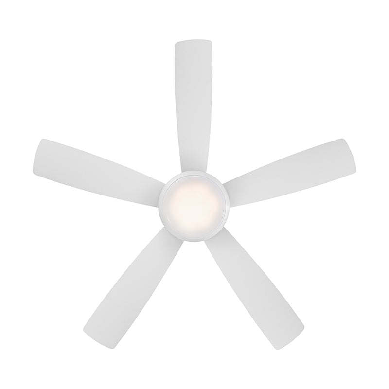 WAC F-035L Odyssey Flush 52" Smart Ceiling Fan with LED Light Kit 