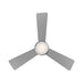 WAC F-036L Hug 44" Flush Mount Smart Ceiling Fan with LED Light Kit