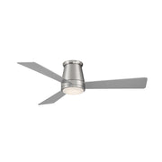 WAC F-037L Hug 52" Flush Mount Smart Ceiling Fan with LED Light Kit - Brushed Nickel