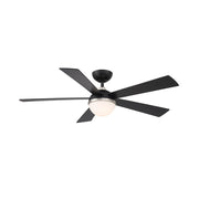 WAC F-053L Eclipse 54" Smart Ceiling Fan with LED Light Kit - Brushed Nickel