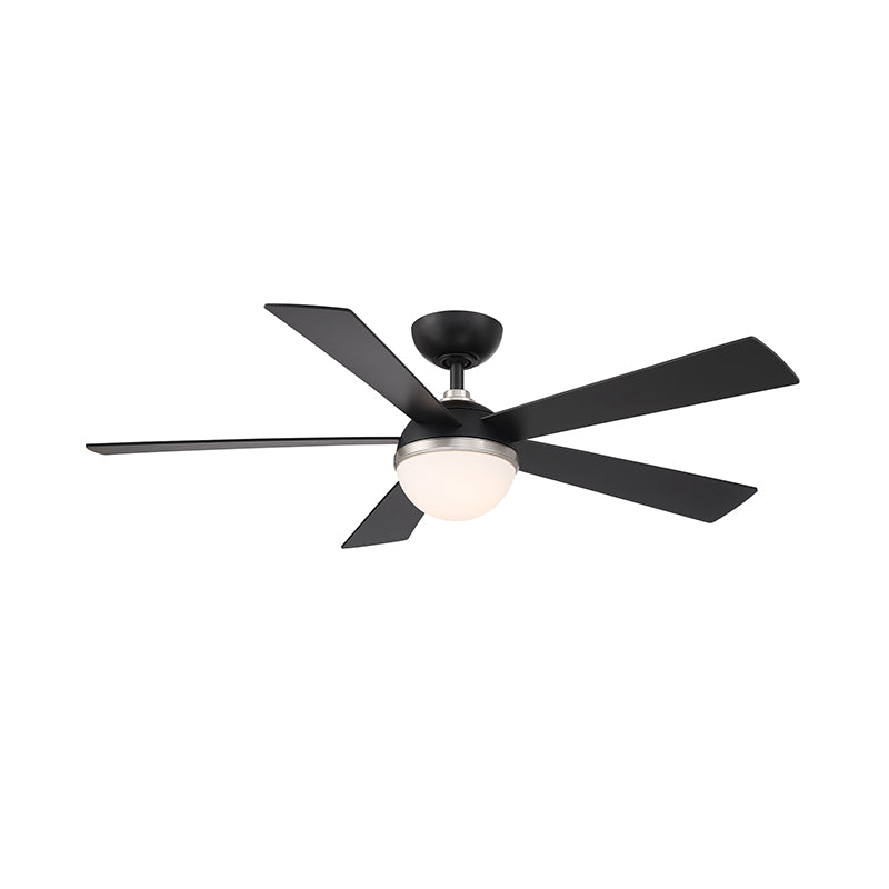 WAC F-053L Eclipse 54" Smart Ceiling Fan with LED Light Kit - Brushed Nickel
