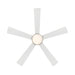 WAC F-053L Eclipse 54" Smart Ceiling Fan with LED Light Kit