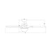 WAC F-053L Eclipse 54" Smart Ceiling Fan with LED Light Kit
