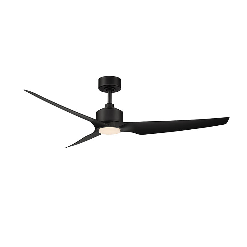 WAC F-056L Stella 60" Smart Ceiling Fan with LED Light Kit - Matte Black