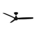 WAC F-060 Blitzen 54" Smart Ceiling Fan - Matte Black