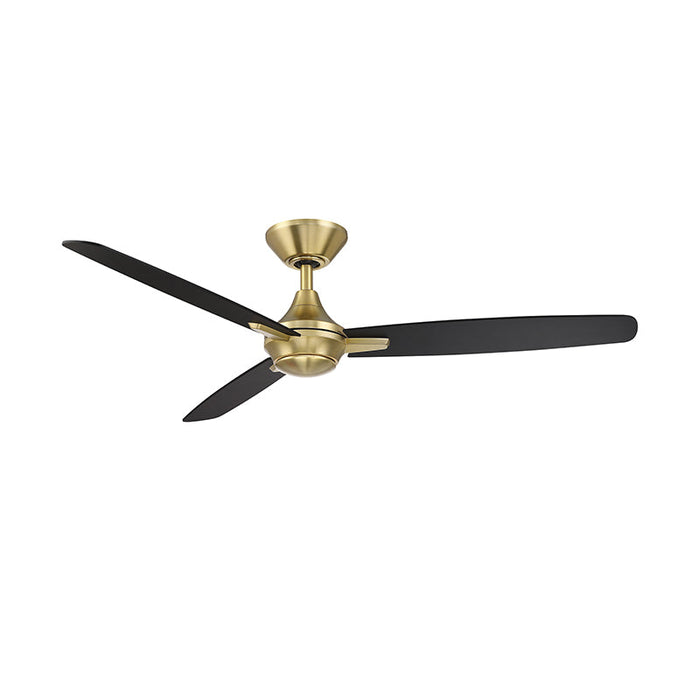 WAC F-060 Blitzen 54" Smart Ceiling Fan - Soft Brass