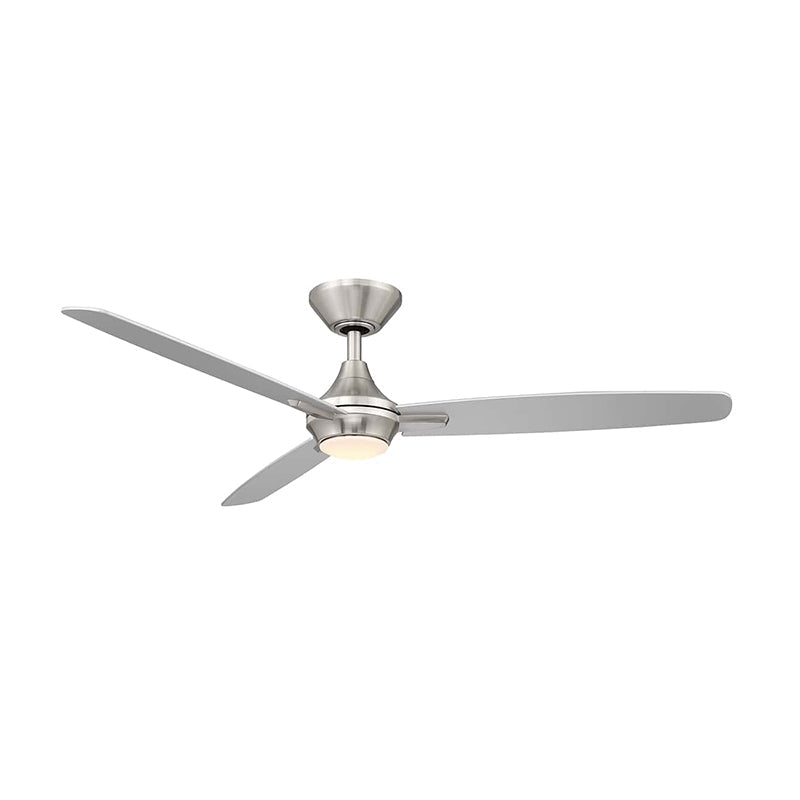 WAC F-060L Blitzen 54" Smart Ceiling Fan with LED Light Kit - Brushed Nickel