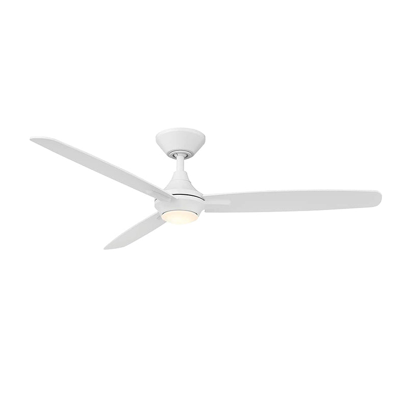 WAC F-060L Blitzen 54" Smart Ceiling Fan with LED Light Kit - Matte White