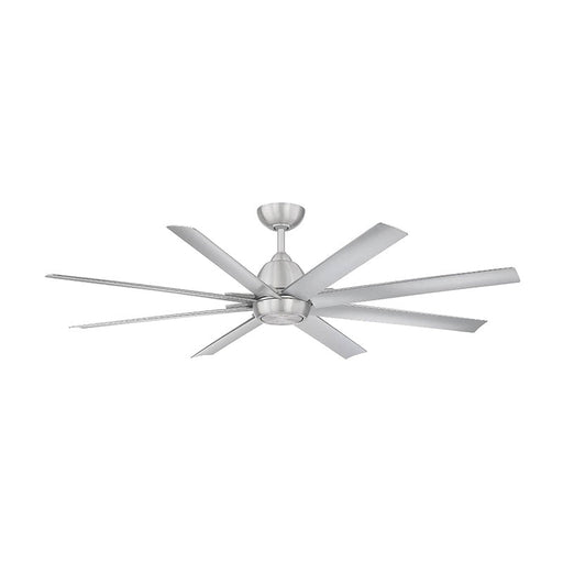 WAC F-064 Mocha XL 66" Smart Ceiling Fan - Brushed Aluminum