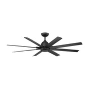 WAC F-064 Mocha XL 66" Smart Ceiling Fan - Matte Black