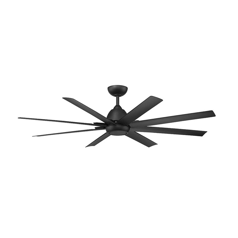 WAC F-064 Mocha XL 66" Smart Ceiling Fan - Matte Black