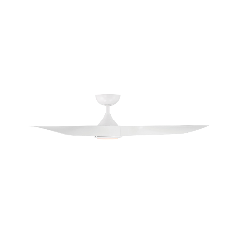 WAC F-074L Swirl 54" Outdoor Smart Ceiling Fan with LED Light Kit, 4CCT Selectable