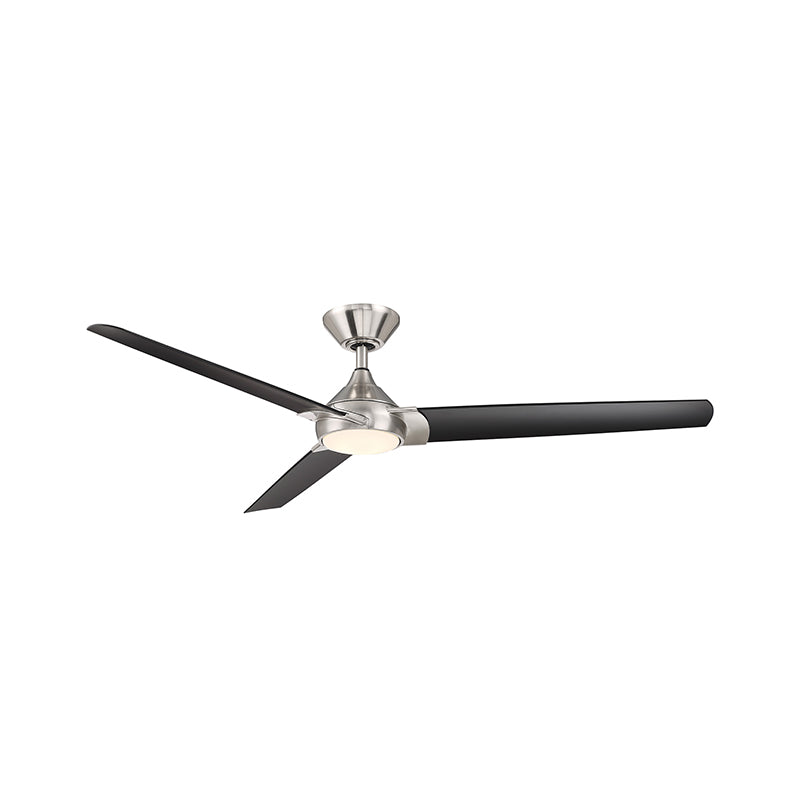 WAC F-088L Zelda 60" Smart Ceiling Fan with LED Light Kit - Brushed Nickel