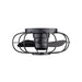 WAC F-096L Aella 22" Flush Mount Ceiling Fan with LED Light Kit - Matte Black