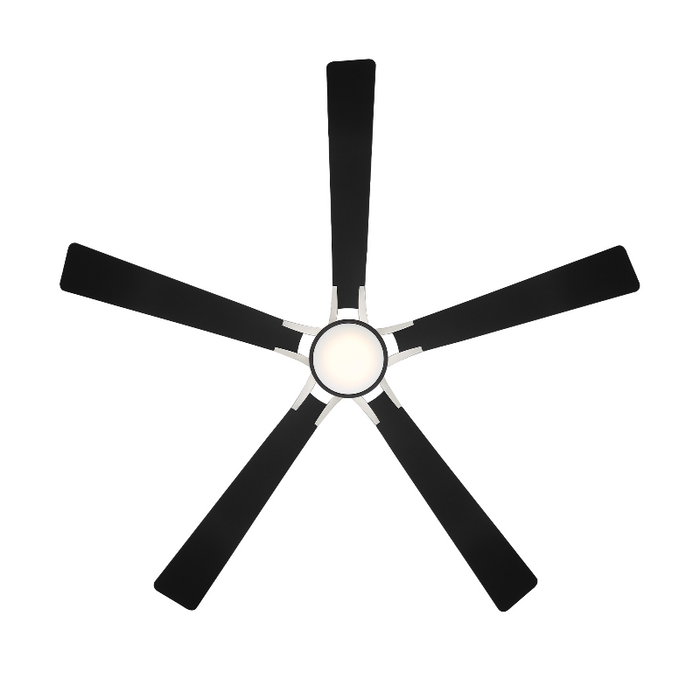 WAC F-099L Rotary 65" Outdoor Ceiling Fan with LED Light Kit