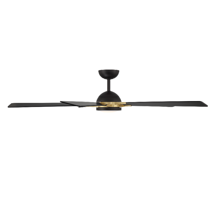 WAC F-099L Rotary 65" Outdoor Ceiling Fan with LED Light Kit