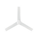 WAC F-103L Flair 56" Outdoor Smart Ceiling Fan with LED Light Kit, 4CCT Selectable - Matte White