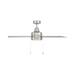 WAC F-106L Quade 52" Ceiling Fan with LED Light Kit - Brushed Nickel