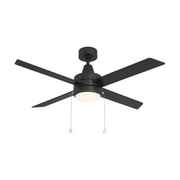 WAC F-106L Quade 52" Ceiling Fan with LED Light Kit - Matte Black