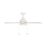 WAC F-106L Quade 52" Ceiling Fan with LED Light Kit - Matte White