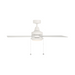 WAC F-106L Quade 52" Ceiling Fan with LED Light Kit - Matte White