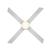 WAC F-106L Quade 52" Ceiling Fan with LED Light Kit - Matte White