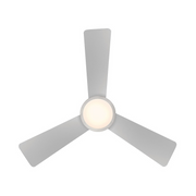 WAC F-107L Hug 44" Ceiling Fan with LED Light Kit - Brushed Nickel