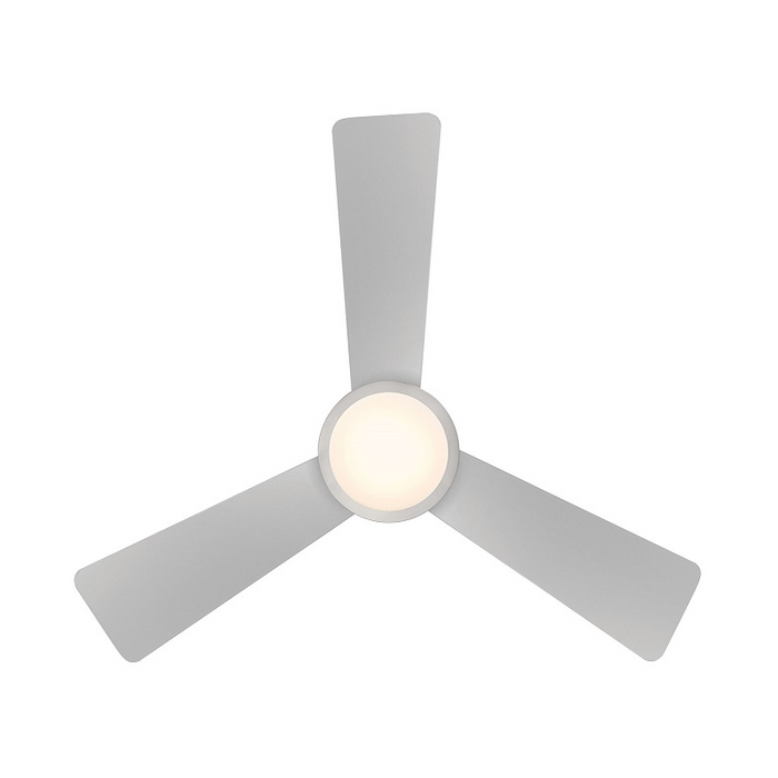 WAC F-107L Hug 44" Ceiling Fan with LED Light Kit - Brushed Nickel