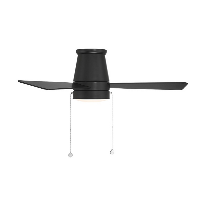 WAC F-107L Hug 44" Ceiling Fan with LED Light Kit - Matte Black