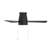 WAC F-107L Hug 44" Ceiling Fan with LED Light Kit - Matte Black