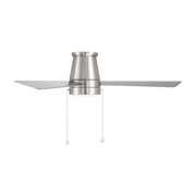 WAC F-108L Hug 52" Ceiling Fan with LED Light Kit - Brushed Nickel