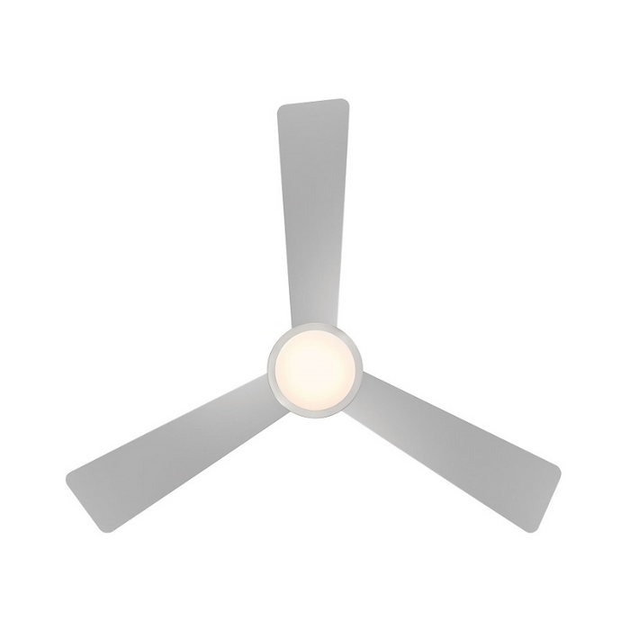 WAC F-108L Hug 52" Ceiling Fan with LED Light Kit - Brushed Nickel