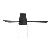 WAC F-108L Hug 52" Ceiling Fan with LED Light Kit - Matte Black