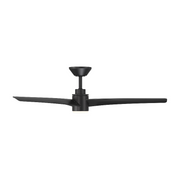 WAC F-109L Novelle 52" Outdoor Smart Ceiling Fan with LED Light Kit, 4CCT Selectable - Matte Black