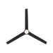 WAC F-109L Novelle 52" Outdoor Smart Ceiling Fan with LED Light Kit, 4CCT Selectable - Matte Black