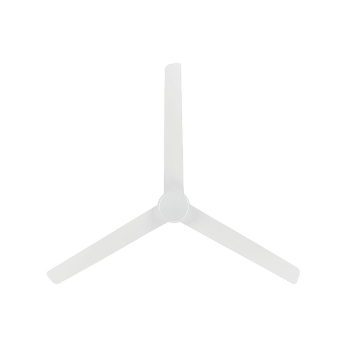 WAC F-109L Novelle 52" Outdoor Smart Ceiling Fan with LED Light Kit, 4CCT Selectable - Matte White