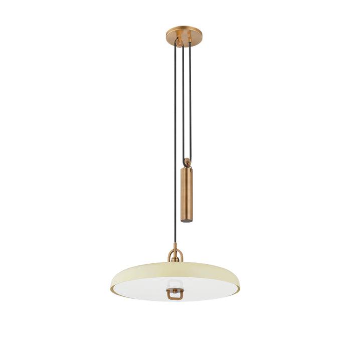 Troy F1618 Plummet 1-lt 18" LED Pendant - Soft Sand