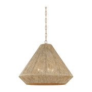 Troy F1630 Keats 4-lt 30" Pendant - Patina Brass